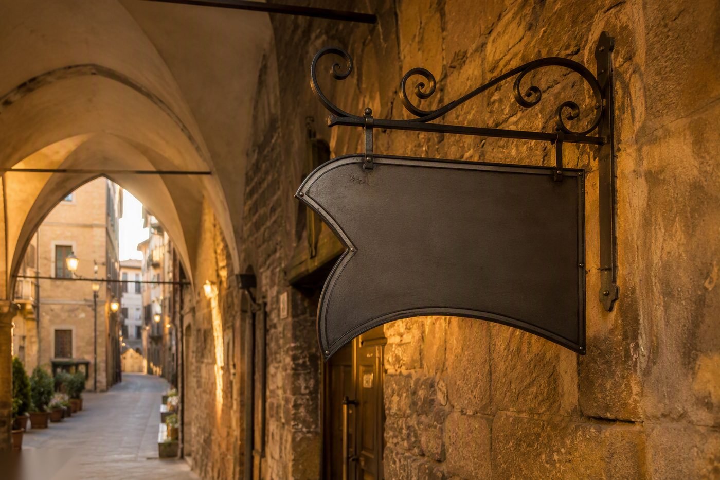 Insegne a Bandiera a San Giorgio Bigarello — lavoro di Insegne Mantova